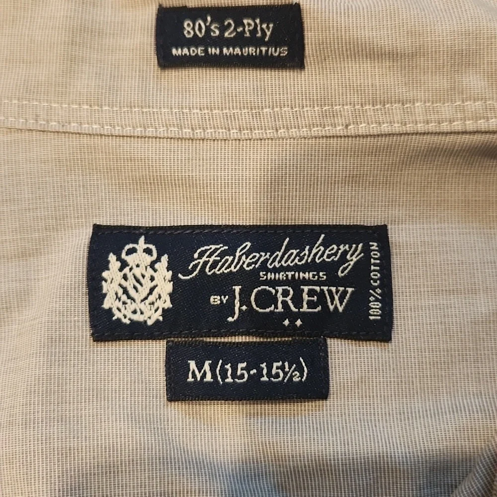 J Crew  Light Gray Casual Button Down Shirt